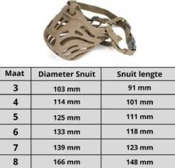 XtraSafe Muilkorf Voor Kleine Honden - Beige - Maat 4 - Verstelbaar 8 XtraSafe Muilkorf Voor Kleine Honden - Beige - Maat 4 - Verstelbaar -Dog Supplies 1200x1147 4