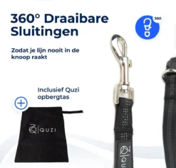 Canicross Looplijn Hond Met Heupriem Voor Hardlopen - Elastische Handsfree Hondenriem - Honden Trainingslijn - 150/200cm - Blauw -Dog Supplies 1200x1150 5