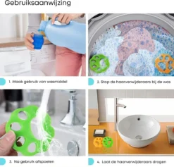 CaseProtect HG - 2 Stuks Haarverwijderaar Voor Katten En Honden - Eenvoudig Haren Verwijderen In Wasmachine En Droger - Kattenhaar En Hondenhaar - Anti Haren - Pluizenverwijderaar En Dierenhaar Verwijderaar Voor Kleding -Dog Supplies 1200x1152 1