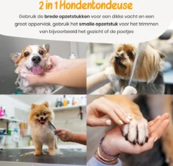 Loyalpetclub® Professionele 2-in-1 Hondentondeuse Voor Dikke Vacht – Draadloze Honden Tondeuse & Hondentrimmer – Stille Tondeuse Katten & Honden Trimset - Inclusief Opbergtasje -Dog Supplies 1200x1153 6