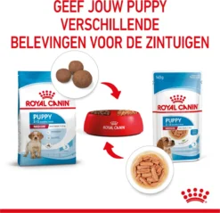 Royal Canin Shn Medium Puppy Pouch - Hondenvoer - 10 X 140 G -Dog Supplies 1200x1159 6