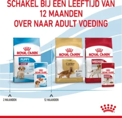 Royal Canin Shn Medium Puppy Pouch - Hondenvoer - 10 X 140 G -Dog Supplies 1200x1160 2