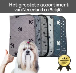 XXL Puppy Training Pad - Plasmat - Zwart - 104 X 104 Cm - Hondentoilet - Herbruikbaar - Wasbaar -Dog Supplies 1200x1163 6