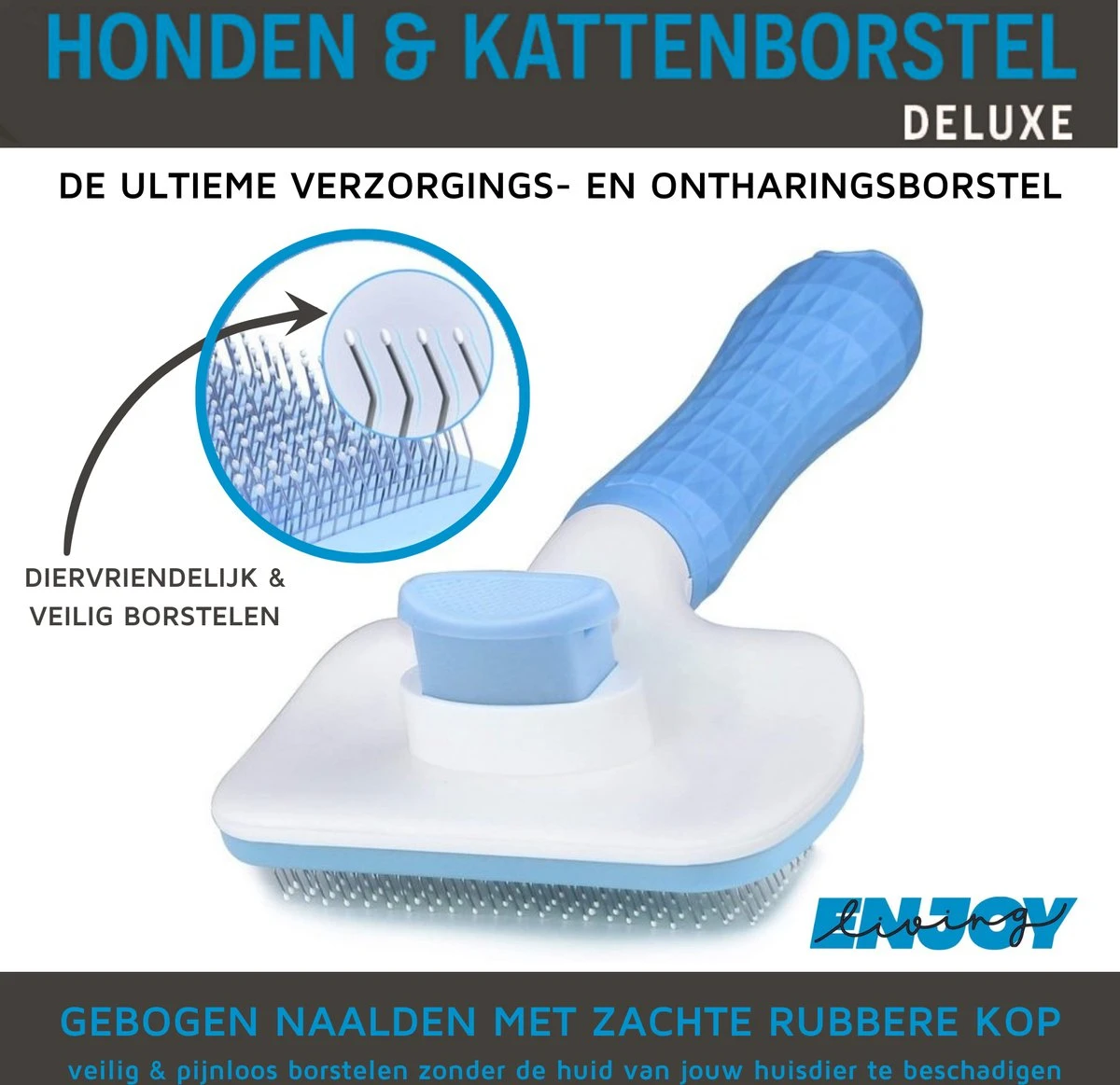 Professionele Kattenborstel/Hondenborstel + BONUS - Bovenvacht | Ondervacht - Langharige | Kortharige - Haarverwijderaar Voor Huisdieren - Kattenkam - Hondenkam 2 Professionele Kattenborstel/Hondenborstel + BONUS - Bovenvacht | Ondervacht - Langharige | Kortharige - Haarverwijderaar Voor Huisdieren - Kattenkam - Hondenkam - Afbeelding 2