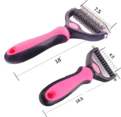 Hondenborstel - Dubbelzijdig Ontharing Tool - Herbruikbare Honden & Kattenvachtkam - Huisdier Grooming - 1 Stuk - Groen -Dog Supplies 1200x1164 1