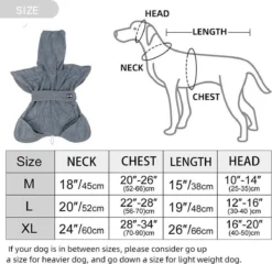Super Absorberende Honden Badjas Grijs Maat L 13 Super Absorberende Honden Badjas Grijs Maat L -Dog Supplies 1200x1166 3