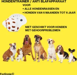 Merkloos Ultrasone Hondentrainer - Anti Blafapparaat | Anti Blaf Apparaat | Anti Blafband | Dierendag | Trainer | Design | Schelp | Retro | Blafband Voor Honden -Dog Supplies 1200x1167 6