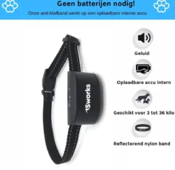 Sworks – Anti Blafband- Honden- Opvoedingshalsband - Geen Elektrische Schok - Geluid En Trilling -Dog Supplies 1200x1170 4