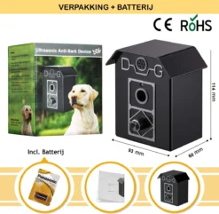 Merkloos Barky® Anti Blaf Apparaat Honden Ultrasoon Hondentrainer Incl Batterij - Anti Blafband Alternatief Veilig & Diervriendelijk - Dog Anti Bark Control 11 Merkloos Barky® Anti Blaf Apparaat Honden Ultrasoon Hondentrainer Incl Batterij - Anti Blafband Alternatief Veilig & Diervriendelijk - Dog Anti Bark Control -Dog Supplies 1200x1172
