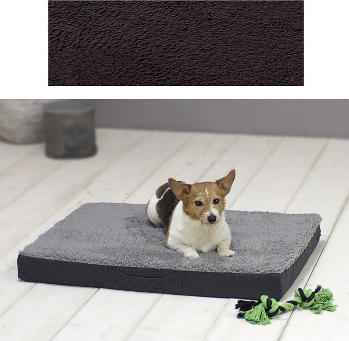 Sun Garden Buddy Orthopedisch Hondenkussen 72x50x8cm Antraciet 1 Sun Garden Buddy Orthopedisch Hondenkussen 72x50x8cm Antraciet