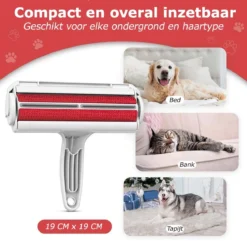 PluizenBOEF® Huisdierhaar Verwijderaar - Haarverwijderaar Voor Huisdieren - Hondenhaar - Kattenhaar - Pluizenborstel -Dog Supplies 1200x1181 1