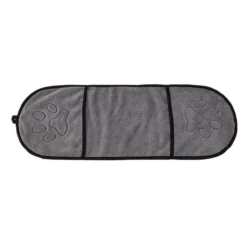 N4dogs – Hondenhanddoek – Honden Handdoek – Microvezel Handdoek – Handdoek Hond – Droogdoek Hond – Dierendeken – Sterk Absorberend – Handdoek Met Zakken - Grijs - 66 X 23 Cm -Dog Supplies 1200x1182 2