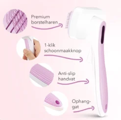 Lubadoo® - Kattenborstel - Hondenborstel - Kattenkam - Kattenhaar - Hondenhaar - Huisdierhaar Verwijderaar - Haarverwijderaar Voor Huisdieren - Langharig - Kortharig - Roze -Dog Supplies 1200x1184 1