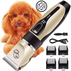 Merkloos Professionele Dierentondeuse - Scheerapparaat Voor Honden En Katten - Trimmer - 4 Opzetstukken - Oplaadbaar - Draadloos - Stil - Verschillende Haar En Vachtlengtes - Haartrimmer - Hondentrimmer - Honden Trimmer - Honden Knippen - Haren Knippen -Dog Supplies 1200x1186 6