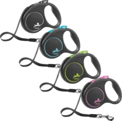 Flexi Rollijn Design - Zwart - L -Dog Supplies 1200x1189 11