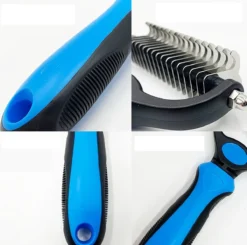 Merkloos 2 Zijdige Ondervacht Hondenkam - Hondenborstel Kortharig/Langharig - Kattenkam - Klittenkam Kat/Hond - Kattenborstel - 10 Cm. -Dog Supplies 1200x1189 2