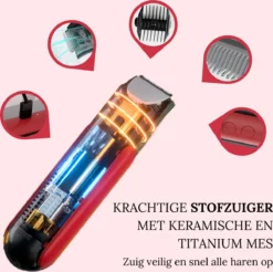 Pet Lovers - Hondentondeuse - Hondentondeuse - Automatische Inhalerende Haren - Dierentondeuse - Hondentrimmer - Hondentondeuse Dikke Vacht - Tondeuse Voor Honden - Hondentondeuse - Draadloos - 2 Opzetkammen - Honden En Katten Tondeuse -Dog Supplies 1200x1193 3