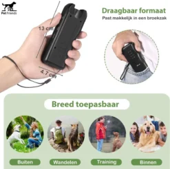 PetFriends Diervriendelijk Ultrasoon Anti Blaf Apparaat Voor Honden - Zonder Schok - Anti Blafband Alternatief - Incl. Batterij 9 PetFriends Diervriendelijk Ultrasoon Anti Blaf Apparaat Voor Honden - Zonder Schok - Anti Blafband Alternatief - Incl. Batterij -Dog Supplies 1200x1193 7