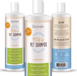 Dog Supplies 43 Oxyfresh Pets Hondenshampoo & Kattenshampoo - 237ml - Diervriendelijke Shampoo Voor Honden En Katten Zonder Irriterende Bestanddelen
