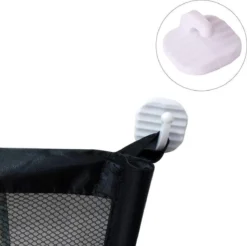 Merkloos ACE Pets – Oprolbaar Hondenrek Voor Binnen - Traphekje Hond Zonder Boren - Veiligheidshek Deurhekje - 180 X 72 Cm - Zwart -Dog Supplies 1200x1196 11