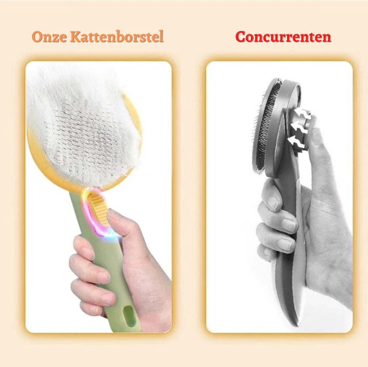 Merkloos Kattenborstel - Hondenborstel - Kattenkam - Pompoen Borstel - Kattenhaar - Haarverwijderaar Voor Huisdieren - Huisdierhaar Verwijderaar 5 Merkloos Kattenborstel - Hondenborstel - Kattenkam - Pompoen Borstel - Kattenhaar - Haarverwijderaar Voor Huisdieren - Huisdierhaar Verwijderaar - Afbeelding 5