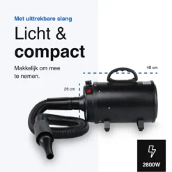 Vivid Green Waterblazer Met 3 Opzetstukken - Hondenfohn - Voor Honden - Met Geluiddemper - 2800W -Dog Supplies 1200x1200 10