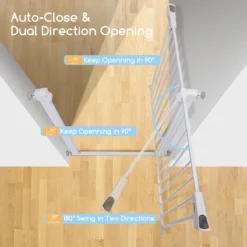 Nobleza 47B4V - Hondenhek - Metaal - H76 X L75-82 Cm - Wit -Dog Supplies 1200x1200 1007