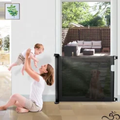 Caedentes - Hondenhek – Inrolbaar – Dierenhek -tot 150cm Uitrolbaar – Zwart -Dog Supplies 1200x1200 1017