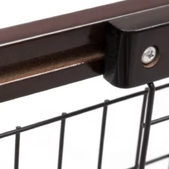 Hondenhek - Traphekje Hond - Traphekje Zonder Boren - Traphekje - BxH 161-97 X 53 Cm - Koffiebruin -Dog Supplies 1200x1200 1018