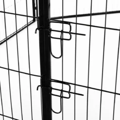 Merkloos Hondenren - Puppyren - Hondenkennel - 8 Kennelpanelen - Staal - 80 Cm Hoog - 640 Cm Omtrek - Uitbreidbaar -Dog Supplies 1200x1200 1026