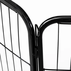 Merkloos Hondenren - Puppyren - Hondenkennel - 8 Kennelpanelen - Staal - 80 Cm Hoog - 640 Cm Omtrek - Uitbreidbaar -Dog Supplies 1200x1200 1027