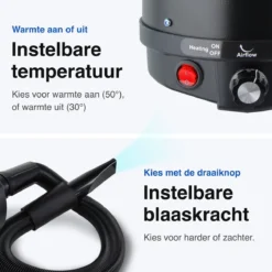 Vivid Green Waterblazer Met 3 Opzetstukken - Hondenfohn - Voor Honden - Met Geluiddemper - 2800W -Dog Supplies 1200x1200 11