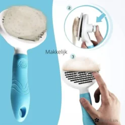 Merkloos Dierenborstel - Haarborstel Huisdieren - Borstel Voor Vacht Huisdier - Borstel Kat - Borstel Hond - Makkelijk Haar Verwijderen Met één Klik - Inclusief Speeltje - Kam Huisdier - Vachtverzorging - Massage -Dog Supplies 1200x1200 118