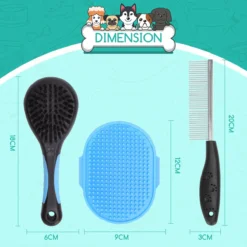 Nobleza 3 Delige Hondenborstel Set – Hondenkam - Kattenkam - Borstels – Dierverzorging - Dierenverzorging - Blauw 9 Nobleza 3 Delige Hondenborstel Set – Hondenkam - Kattenkam - Borstels – Dierverzorging - Dierenverzorging - Blauw -Dog Supplies 1200x1200 158
