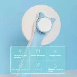 Kattenborstel - Kattenkam - Hondenborstel - Kattenhaar Verwijderaar - Haarverwijderaar Voor Huisdieren - Kattenhaar - Hondenhaar - Haarverwijderaar Voor Huisdieren - Langharig/Kortharig - Katten Accessoires - Katten - Blauwe Kleur -Dog Supplies 1200x1200 189