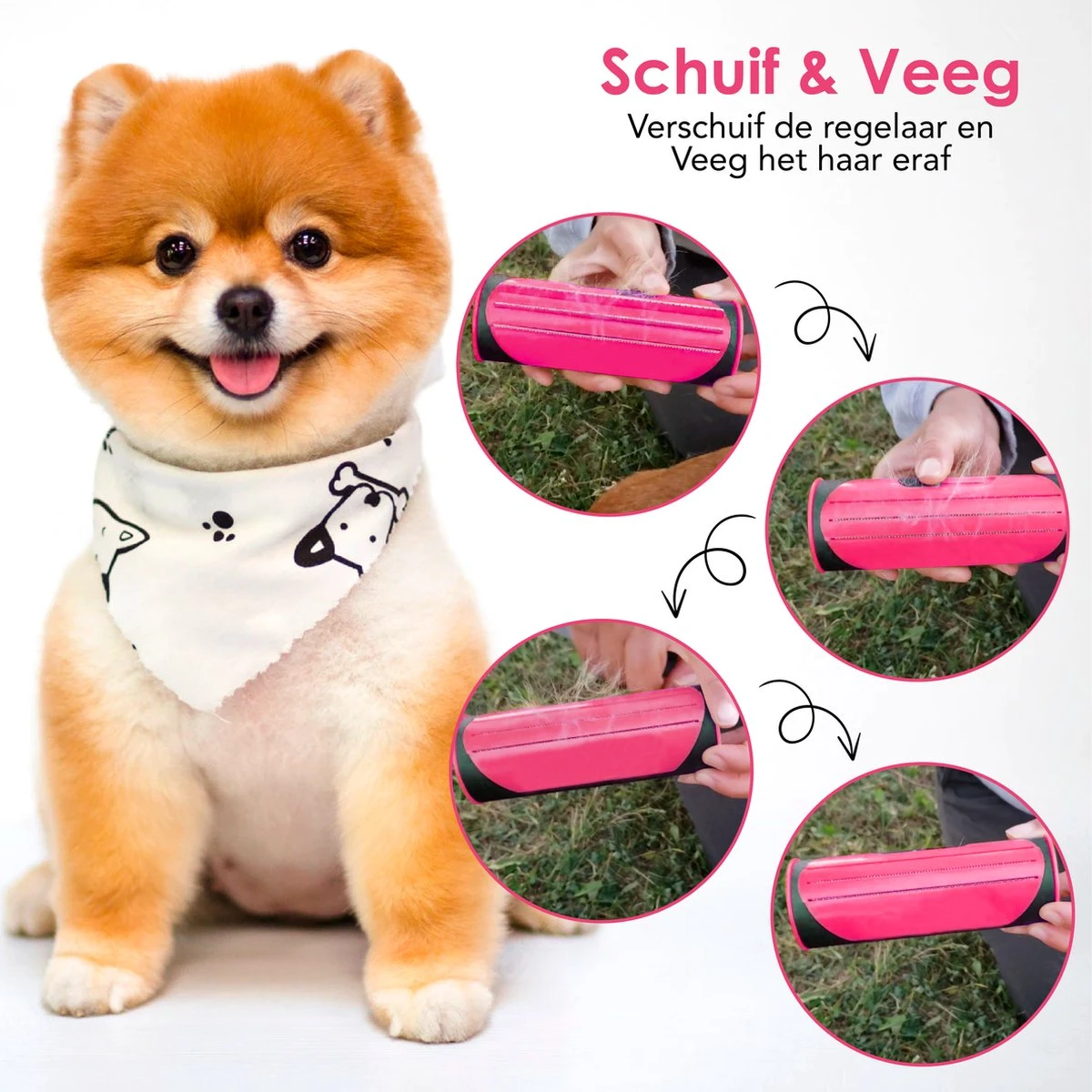 Frenkies HuisdierPlezier Hondenborstel - Borstels - Hondenborstel - Hondenkam - Roze 2 Frenkies HuisdierPlezier Hondenborstel - Borstels - Hondenborstel - Hondenkam - Roze - Afbeelding 2