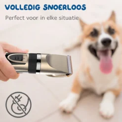 Pawwy Dieren Tondeuse Set Draadloos Voor Honden En Katten – Voor Dikke Vacht - Hondentondeuse – Hondentrimmer - Scheerapparaat - Goud -Dog Supplies 1200x1200 250