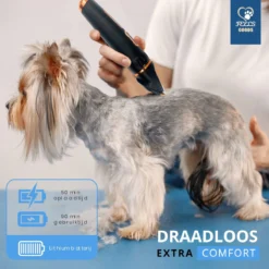 YE™ Professionele Dieren/honden Tondeuse Set Extra Krachtig - Honden Trimmer - Lang Of Kortharige Huisdieren Katten & Honden - Draadloos - Weinig Geluid -Dog Supplies 1200x1200 258