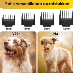 AVE Pets® Volledige Hondentondeuse Set Met Display - Draadloos Tondeuse - Scheerapparaat Voor Je Hond Of Kat - Huisdier Trimmer - Dierentondeuse - Dieren Verzorging -Dog Supplies 1200x1200 302