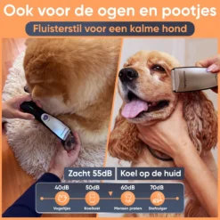 Happysnoots Hondentondeuse Draadloos Voor Dikke Vacht - Tondeuse Hond & Kat - Hondentrimmer - Professioneel Dieren Tondeuse -Dog Supplies 1200x1200 310