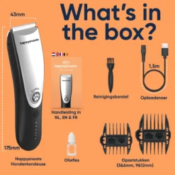 Happysnoots Hondentondeuse Draadloos Voor Dikke Vacht - Tondeuse Hond & Kat - Hondentrimmer - Professioneel Dieren Tondeuse -Dog Supplies 1200x1200 315