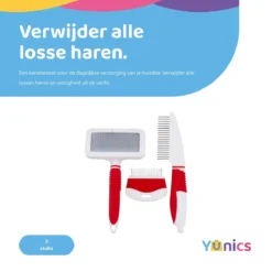 YUNICS® Hondenborstel Set - Hondenkam - Klittenkam – Slicker - Borstelset – Hondenhaar - Haarverzorging - Dierenverzorging - 3 Delig 6 YUNICS® Hondenborstel Set - Hondenkam - Klittenkam – Slicker - Borstelset – Hondenhaar - Haarverzorging - Dierenverzorging - 3 Delig -Dog Supplies 1200x1200 35