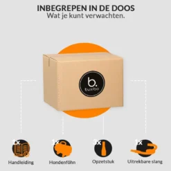 Krachtige Hondenföhn/ Waterblazer Met Draaiknop Om Overtollig Water En Stof Snel Uit De Vacht Te Blazen | Verstelbare Vermogen Standen (500W Tot 2200W) En Verstelbare Temperatuur - Type B Oranje -Dog Supplies 1200x1200 357