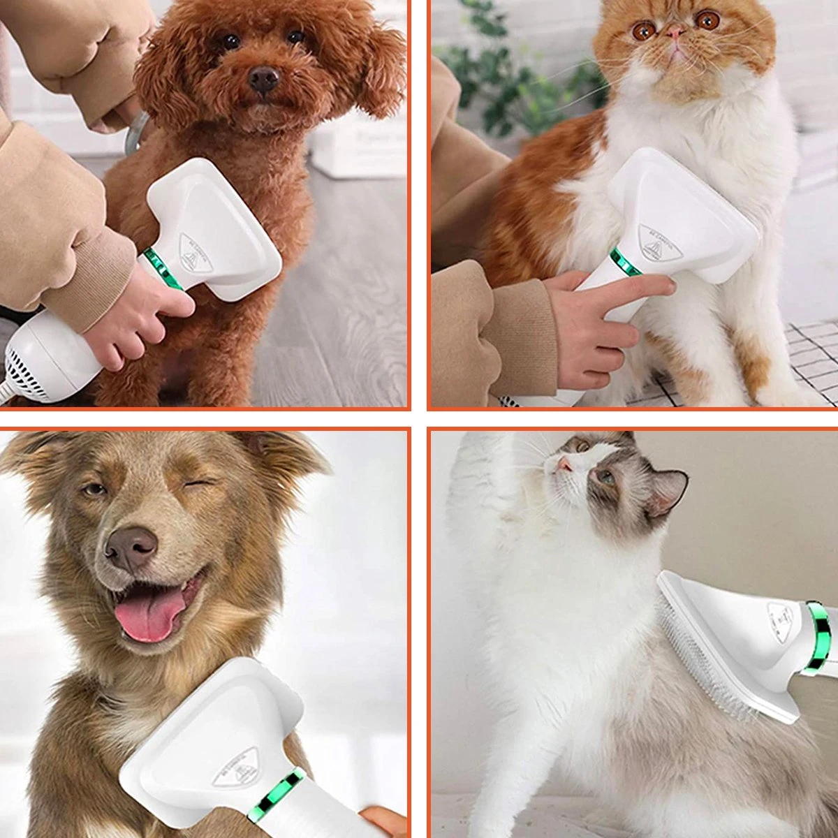 PetGoods 2-in-1 Hondenföhn – Föhn & Borstel - Honden & Katten - Low Noise 5 PetGoods 2-in-1 Hondenföhn – Föhn & Borstel - Honden & Katten - Low Noise - Afbeelding 5