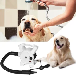 Hondenfohn - Waterblazer Met Draaiknop - 2400W Vermogen Met Warme En Koude Stand - Wit -Dog Supplies 1200x1200 371