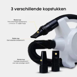 Hondenfohn - Waterblazer Met Draaiknop - 2400W Vermogen Met Warme En Koude Stand - Wit -Dog Supplies 1200x1200 374