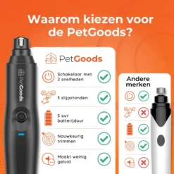 PetGoods Elektrische Nagel Vijl Voor Huisdieren - Incl. 2 Vijlen - Honden/Katten/Dieren - Draadloos 19 PetGoods Elektrische Nagel Vijl Voor Huisdieren - Incl. 2 Vijlen - Honden/Katten/Dieren - Draadloos -Dog Supplies 1200x1200 46