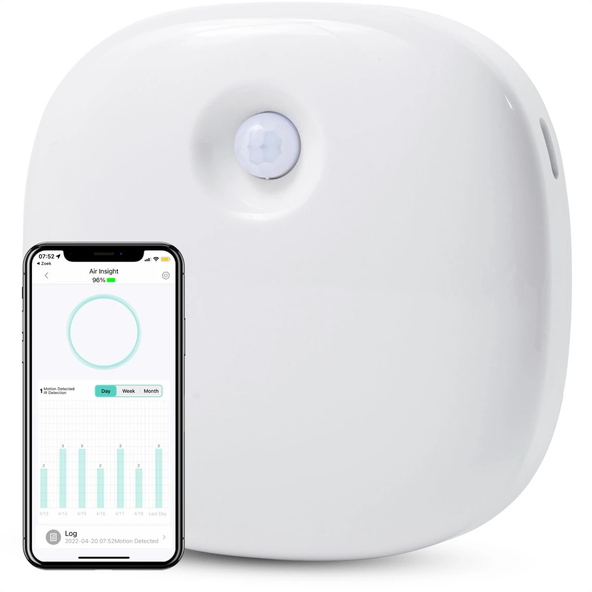 Pettadore Air Insight - Kattenbak Geurverdrijver & Teller - Actieve Zuurstof En Ionen - Oplaadbaar - Met App 1 Pettadore Air Insight - Kattenbak Geurverdrijver & Teller - Actieve Zuurstof En Ionen - Oplaadbaar - Met App