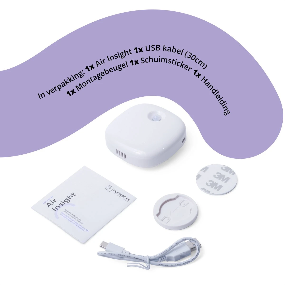 Pettadore Air Insight - Kattenbak Geurverdrijver & Teller - Actieve Zuurstof En Ionen - Oplaadbaar - Met App 12 Pettadore Air Insight - Kattenbak Geurverdrijver & Teller - Actieve Zuurstof En Ionen - Oplaadbaar - Met App - Afbeelding 12