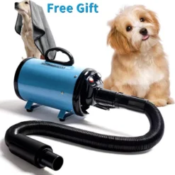 Merkloos Edward&DeVries Professionele Hondenföhn Met 4 Opzetstukken – Waterblazer Voor Honden – Stil Design – Krachtig + Extra Filter & Droogdoek - Blauw -Dog Supplies 1200x1200 49